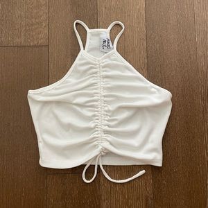 White princess polly halter top